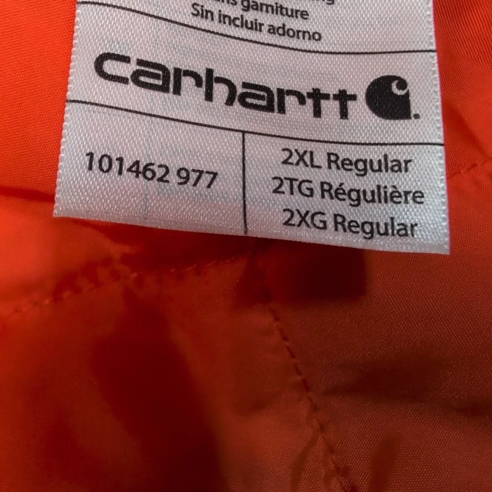 VTG Carhartt Jacket Mens XXL Camo Canvas Woodlands Hunting Barn Chore Realtree